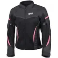 GMS Tara Mesh Damen Motorrad Textiljacke, schwarz-pink, Größe 3XL