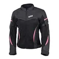 GERMAS GMS Tara Mesh Damen Motorrad Textiljacke, schwarz/pink, 3XL