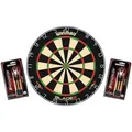 Winmau Wettkampf-Dartboard " Original Blade 6 " inklusive 2 Satz Winmau Broadside Brass Steeldarts,,