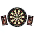 Winmau Wettkampf-Dartboard " Original Blade 6 " inklusive 2 Satz Winmau Broadside Brass Steeldarts