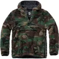 Brandit Teddyfleece Worker Pullover, grün, Größe 4XL für Männer