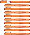 STABILO - Tintenroller - worker+ - fein - 10er Pack - rot
