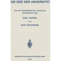 Die Idee der Universität von Karl Jaspers/ Kurt Rossmann / Springer Berlin Heidelberg / Taschenbuch