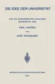 Die Idee der Universität | Buch | 9783662275115