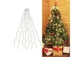 Salcar LED-Lichterkette LED Lichterkette Weihnachtsbaum mit Ring weihnachtsbaumbeleuchtung, 9 Modi / 1,5m 8 Girlanden für 90cm - 150cm Tannenbaum
