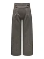 JdY Damen Jdygeggo Mia Long Check Pant JRS Noos Hose, Cobblestone, M / 34L EU