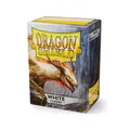 Dragon Shield Klassisch Weiß Kartenhüllen 100ct Glänzend Standardgröße
