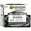 Garnier Gesichtscreme, Mattierende Air Cream für zu Unreinheiten neigende Haut, SkinActive AHA+BHA mit Kohle 3in1, 50 ml