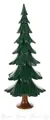 Baum grün lasiert Höhe = 24cm NEU Erzgebirge Holzbaum Dekobaum