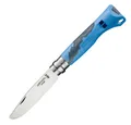 Opinel Taschenmesser No 07 Outdoor Junior Messer mit Signalpfeife - Blau Schnitzmesser