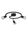 Philips Limbali plate/spiral black 3x50W 230V