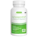 Igennus hochdosierter Ashwagandha Anti-Stress Komplex, KSM-66 Wurzelextrakt & L-Theanin & Magnesium, methylierte B-Vitamine, Adaptogen-Komplex für Entspannung & Schlaf, Clean Label, 60 vegane Kapseln