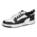 Puma Unisex Kinder Rebound V6 Lo Jr Sneaker, Puma White Puma Black, 39 EU