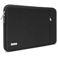 TECOOL Laptoptasche 15,6 Zoll Laptophülle,Spritzwasserfest Notebooktasche 15.6, Stoßfestes Laptop Schutztasche für 15-15,6" HP Dell Lenovo Thinkpad Ideapad Acer ASUS Chromebook Samsung,Schwarz