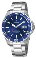 Festina Taucherautomatik (44 Mm) Blaues Zifferblatt / Edelstahlarmband F20531/3
