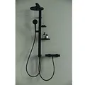 Ideal Standard Alu+ Duschsystem BD585XG zur Kombination mit Aufputz Armatur, Silk Black