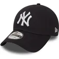 New Era Cap 9FORTY League Basic NY Yankees Navy/White, Cap:OSFA - Blau - Einheitsgröße