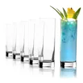 Stölzle Lausitz Longdrinkgläser New York Bar 6er-Set 320 ml – Stilvolle Trinkgläser ideal für Cocktails, Wasser & Säfte – Hochwertige Wassergläser aus Kristallglas – Spülmaschinen- & stoßfest