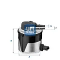 UFI 55.170.00 Kraftstofffilter Für FORD, MAZDA, VOLVO
