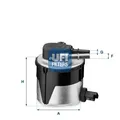 UFI Kraftstofffilter 55.170.00 für FORD MAZDA VOLVO