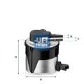 UFI Dieselfilter Filtereinsatz für C-Max Focus C30 S40 55.170.00