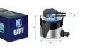UFI Kraftstofffilter für VOLVO C30 S40 II S80 II V50 V70 III MAZDA 2 3