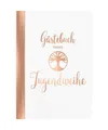 Gästebuch meiner Jugendweihe: Deko Rose Gold für Mädchen I Jugendfeier I Gesc