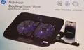 Kühlbasis NK Base Ventilator Laptophalter 5 Stufen 2USB 12-17\" Schwarz
