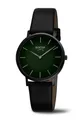 Boccia Titanium 3273-14 Damenuhr Titan Schwarz Ionenbeschichtet/Dunkelgrün Ø36mm