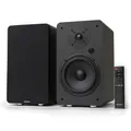 VULKKANO A6 ARC Aktivlautsprecher mit 6.5" Woofer, Bluetooth 5.0, HDMI ARC, Optische, RCA, USB, mit Subwoofer-Ausgang, HiFi Lautsprecher, Heimkino (Schwarz)