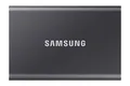 Samsung Portable SSD T7, SSD 4 TB, USB 3.2 Gen.2, 1.050 MB/s Lesen, 1.000 MB/s Schreiben, Externe SSD-Festplatte für iPhone 15 und neuer, Mac, PC, Smartphone und Spielkonsole, Grau, MU-PC4T0T/WW