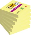 Post-it® Super Sticky Notes Haftnotizen extrastark gelb 4 Blöcke + GRATIS 2 Blöcke 7100259321