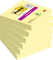 Post-it Super Sticky Notes Kanariengelb 6x 90 Blatt extra 654-SSCY P4+2 76x76mm