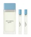 Dolce & Gabbana Light Blue Pour Femme EDT Set 100ml + 2x10ml OVP NEW