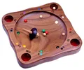 LOGOPLAY Tiroler Roulette - Kreiselspiel - Geschicklichkeitsspiel - Gesellschaftsspiel - Brettspiel aus Holz