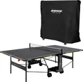 DONIC Outdoor + Indoor Tischtennisplatte Style 800 inklusive Abdeckhülle, inkl. Netz, Ball und Schlägerhalterung, klappbar, wetterfest, Profi-Maße