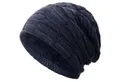 compagno Strickmütze (1-St) Warm gefüttert Beanie Wintermütze Flechtmuster uni oder meliert Mütze