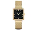 Eastside Quarzuhr Grand gelbgold, mit Edelstahl-Armband