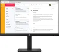 HP P24h G4 LED-Monitor 61 cm 24" 23.8" sichtbar 1920 x 1080 Full HD 1080p IPS 250 cd/m² 1000:1 5 ms HDMI VGA DisplayPort Lautsprecher Schwarz (7VH44AA#ABB) EEK:E (A - G)