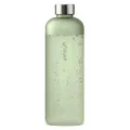 VINSUN Trinkflasche 1,5L grün - wiederverwendbar, Kohlensäure geeignet, BPA frei, Tritan - Leichte Wasser Flasche für Sport, Outdoor, Schule, Uni, Fahrrad, Büro, Gym