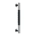 WENKO Haltegriff Dusche Secura silber, schwarz, 1 St.