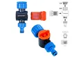 GRÜNTEK Schlauchadapter Leitungswasserfilter, Wasserfilter ideal für Garten und Regentonnen, (1-St), Edelstahl-Filter, für 1/2' und 3/4' Wasserhahn, Schnellanschluss