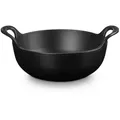 Le Creuset Gusseisen Topf Balti Dish 20 cm matt schwarz