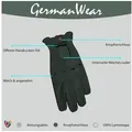 German Wear Lederhandschuhe Driving-GL1 Driving Autofahrer Lederhandschuhe echtes Leder braun 7=S