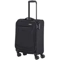Travelite Chios Reisekoffer Trolley Bord-Koffer 55cm Handgepäck Bordgepäck 4-Rad schwarz - Schwarz