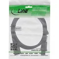 16553 InLine Netzkabel C14 Kupplung auf C5 Stecker schwarz 3m ~D~