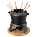 Navaris Fondue Gusseisernes Fondueset - Käsefondue Set für 6 Personen - Fondue Set