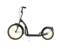 NILS EXTREME Tretroller Scooter Roller Cityroller mit großen Reifen Schwarz, Freizeitspaß in der Stadt und im Gelände