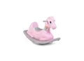 Moni Schaukeltier Pferd 18101 Napoleon aus Kunststoff drinnen draußen ab 1 Jahr rosa