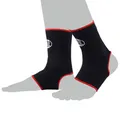 BAY-Sports Fußbandage Knöchelbandage Fußgelenkbandage Sprunggelenk Paar Knöchel schwarz, Anatomische Passform